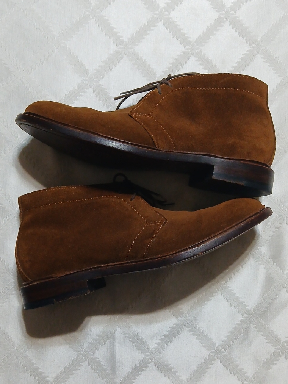 J. Crew Ludlow Brown Suede Chukka Boots - Men's 8.5 D